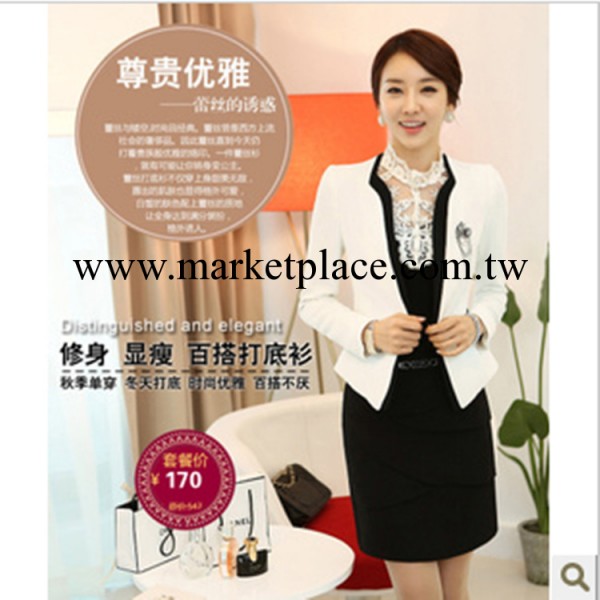 9055#短款韓版小西裝外套OL職業修身西服女士小外套工廠,批發,進口,代購