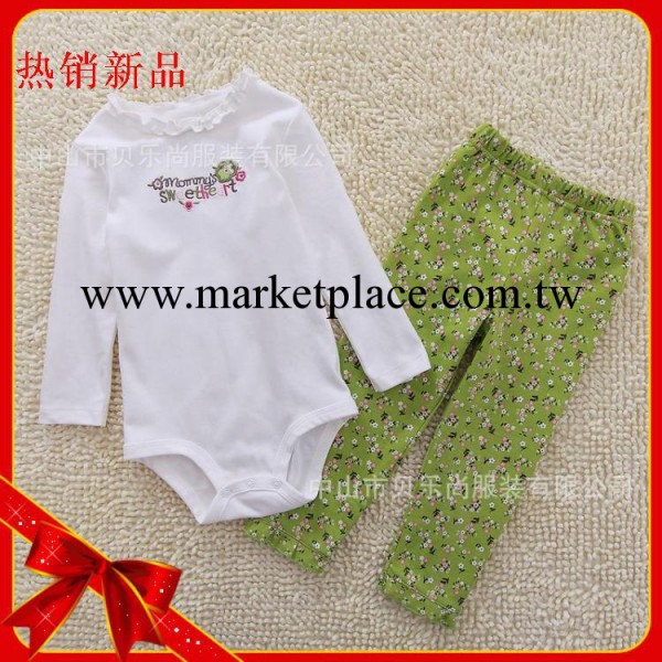 2013熱銷新款品牌童裝  jumping beans全棉長袖哈衣 嬰童套裝3037工廠,批發,進口,代購