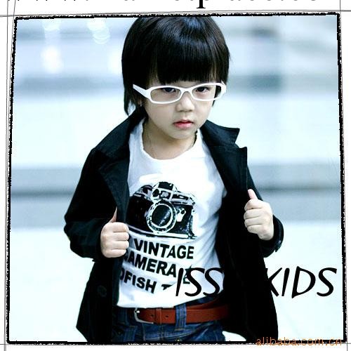 ISSOKIDS品牌童裝批發 韓版新款春秋款兒童小西裝 夾克外套 黑色工廠,批發,進口,代購
