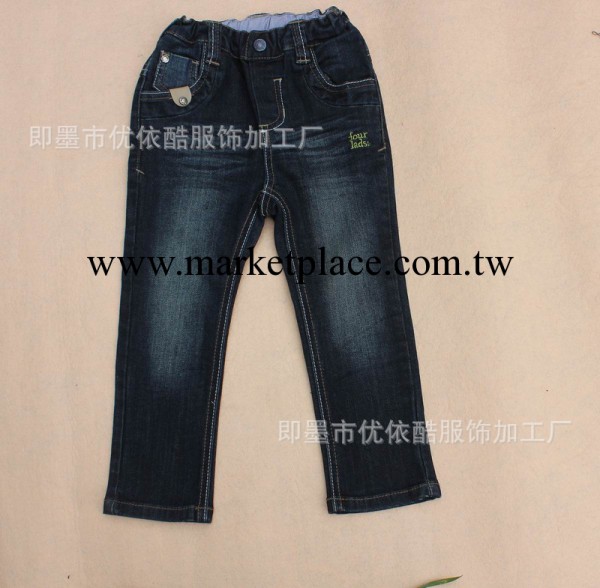 韓國外貿原單　allo旗下FOURLADS兒童牛仔褲男女童休閒牛仔長褲工廠,批發,進口,代購