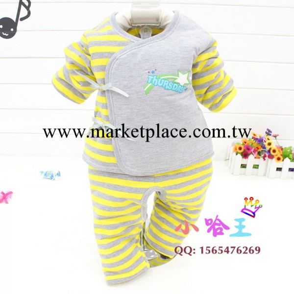 寶寶套裝 新生兒綁帶棉衣套裝嬰兒套裝嬰幼兒服裝小哈王棉服6088工廠,批發,進口,代購