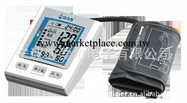 【絕對正品價格合理】全自動電子血壓計，白大夫血壓計工廠,批發,進口,代購