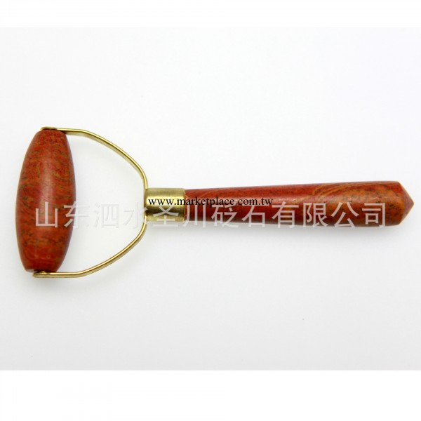 泗水廠傢供應砭石刮板  優質紅黃砭石 砭石美容滾 018工廠,批發,進口,代購