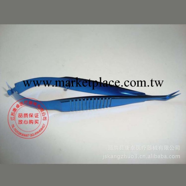 專業供應優質堅固的眼科外科手術角型顯微剪刀 高檔虹膜剪工廠,批發,進口,代購