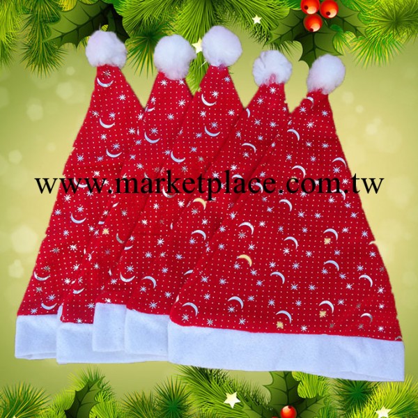 聖誕節禮品 聖誕帽子特價聖誕樹裝飾品 成人兒童 星星月亮款工廠,批發,進口,代購