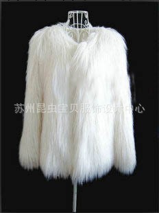 徐濠縈 冬裝 歐美 人造毛毛 仿皮草外套 長毛 大衣 外套 廠傢批發工廠,批發,進口,代購