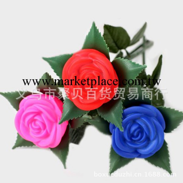 聖誕節/情人節浪漫禮物永不凋謝的玫瑰花夜燈仿真玫瑰花束顏色可工廠,批發,進口,代購