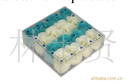 PVC盒裝16朵玫瑰香皂花 生日禮物 情人節禮品批發聖誕節小禮物工廠,批發,進口,代購