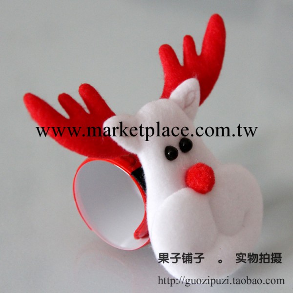 聖誕裝飾品 聖誕老人雪人啪啪圈 聖誕手鐲手環頭箍 聖誕禮品禮物工廠,批發,進口,代購