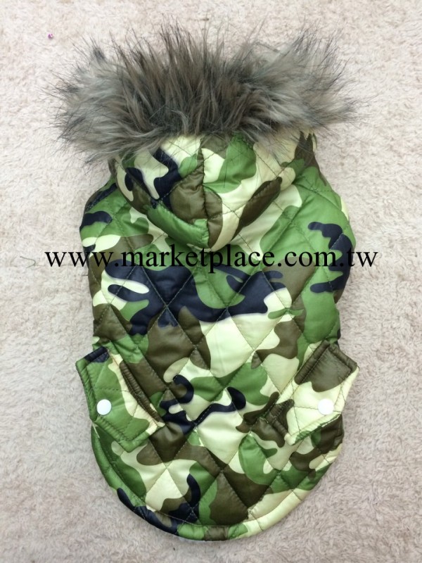 寵物用品，狗衣服 不倒絨衛衣--迷彩 寵物服裝批發工廠,批發,進口,代購