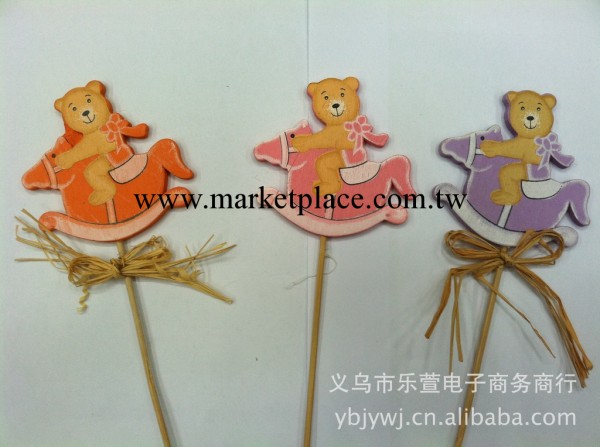 025－11聖誕工藝品 木制工藝品 木質動物插枝 傢居用品批發工廠,批發,進口,代購