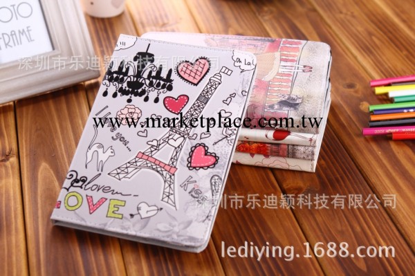 迷你 ipad mini 保護皮套 復古巴黎鐵塔 女孩二檔 支架休眠外殼工廠,批發,進口,代購