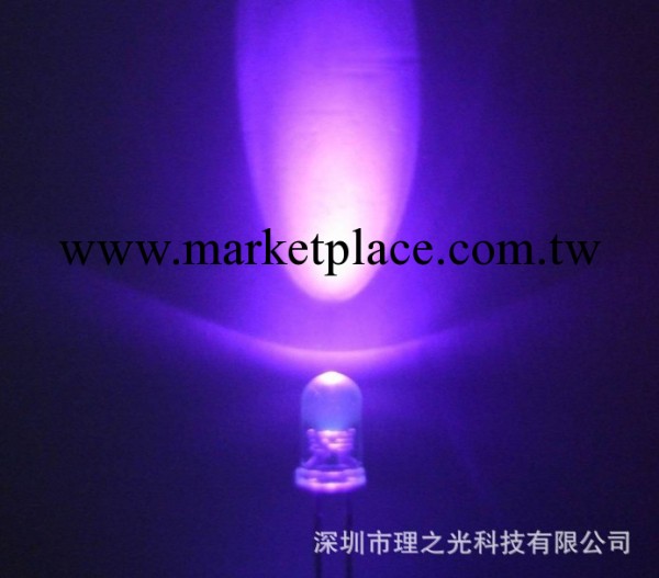 F3mm紫光LED UV發光二極管批發・進口・工廠・代買・代購