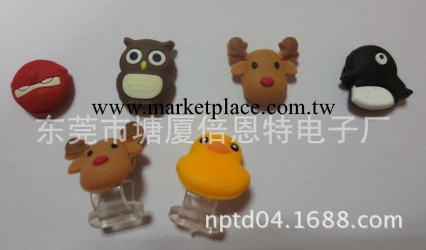 iphone 5 防塵塞公仔五款（企鵝忍者小黃鴨公牛貓頭鷹）工廠,批發,進口,代購
