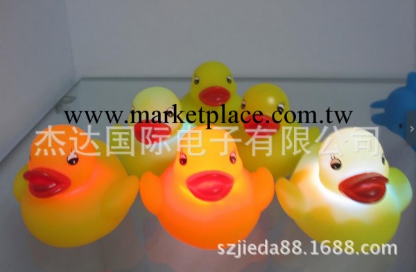 發光鴨子/小黃鴨/閃光小鴨子/防水玩具/寶寶最愛洗澡玩具鴨工廠,批發,進口,代購