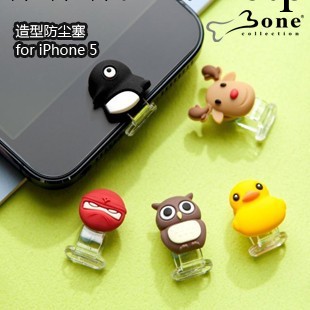 特價!!蘋果iphone4/5手機數據接口卡通防塵塞home鍵卡通按鍵貼工廠,批發,進口,代購