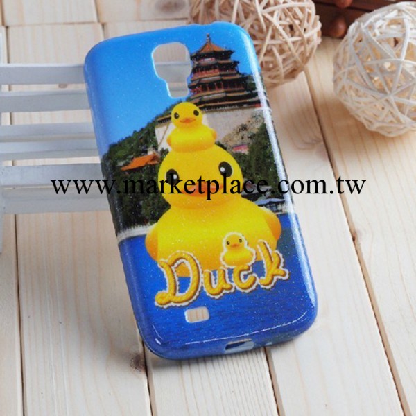 蘋果iphone4/4S可愛小黃鴨手機保護套 iphone5/5S大黃鴨TPU保護殼工廠,批發,進口,代購