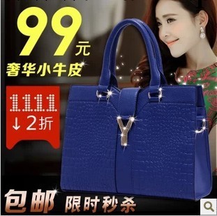 2013新款正品復古進口牛皮包單肩包手提包真皮包Y字女包包工廠,批發,進口,代購