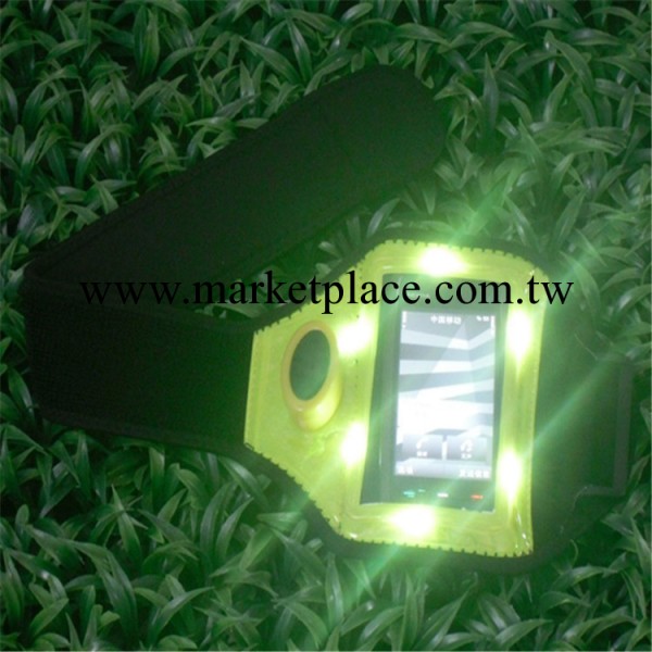 時尚發光LED燈手機臂帶  iphone4/5運動手臂帶工廠,批發,進口,代購