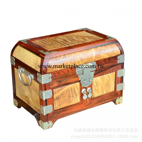 2013新款嫦娥奔月款紅酸枝嵌金絲楠首飾箱 實木精品化妝箱工廠,批發,進口,代購