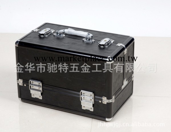 廠傢直銷 鋁制手提雙開專業美容化妝箱批發 首飾珠寶盒 量大另詢工廠,批發,進口,代購