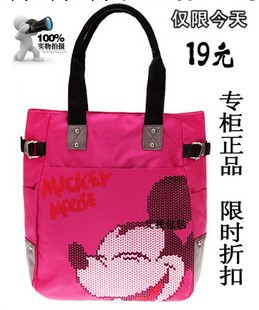韓版新款迪士尼mickey米奇復古時單肩女包百搭外貿正品工廠,批發,進口,代購
