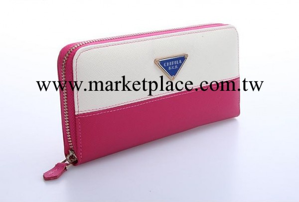 批發2013新款歐美全真皮牛皮長款錢包拉鏈女士錢包錢夾手拿錢包工廠,批發,進口,代購