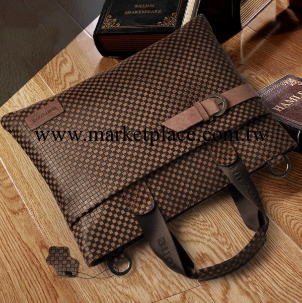 精品高品質 男包 正品男士牛皮手提包公文包單肩包商務工廠,批發,進口,代購