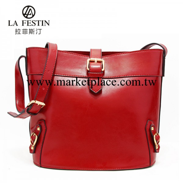 拉菲斯汀女士包包2013秋冬新款牛皮單肩包手提斜挎女包水桶包大包工廠,批發,進口,代購