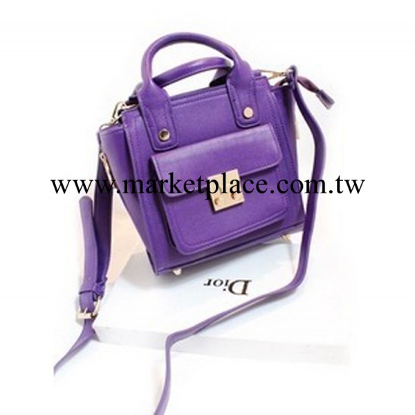 LIHONN2013秋季新款時尚女包 手提斜跨包單肩包潮小包鎖扣包工廠,批發,進口,代購