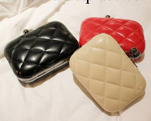 廣州廠傢 2013新款 韓版菱格鏈條迷你 零錢包 手拿包包 單肩小包工廠,批發,進口,代購