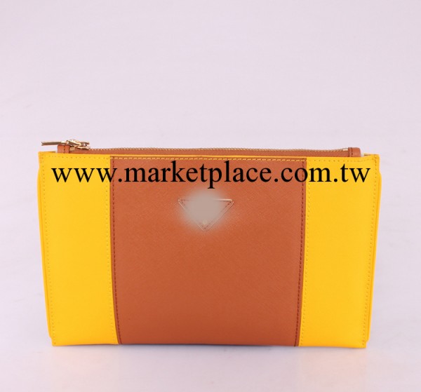 一手貨源新款十字紋拼色撞色女手拿包單肩斜挎包女包錢包化妝包工廠,批發,進口,代購