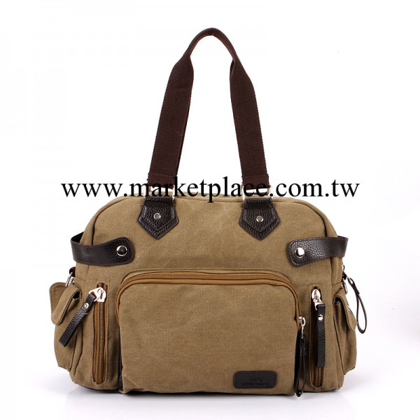 2013新款韓版休閒帆佈包 爆款手提時尚單肩韓版帆佈男包批發工廠,批發,進口,代購
