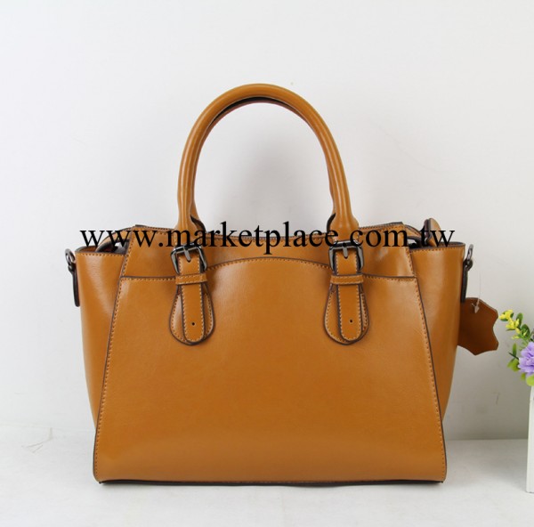 2013秋冬新款 廣州批發高檔時尚休閒OL百搭油蠟休閒手提真皮女包工廠,批發,進口,代購