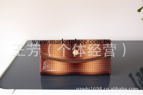 昊駿長款女式錢包 女包面料漆皮 供應真皮手拿包 女士錢包批發工廠,批發,進口,代購