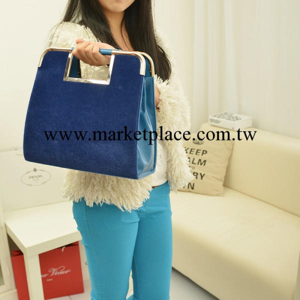 時尚2013新款熱賣PU休閒街頭馬毛女包手提包橫款方形包袋女包批發工廠,批發,進口,代購