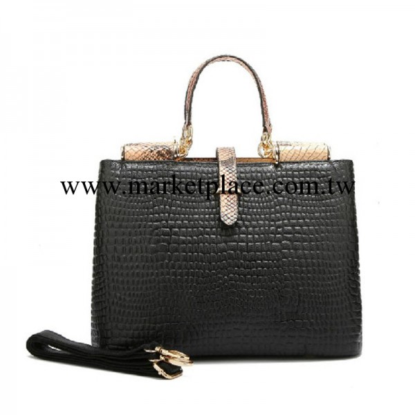 歐美2013新款真皮女包袋壓花鱷魚紋蛇皮紋牛皮包包時尚女包手提包工廠,批發,進口,代購