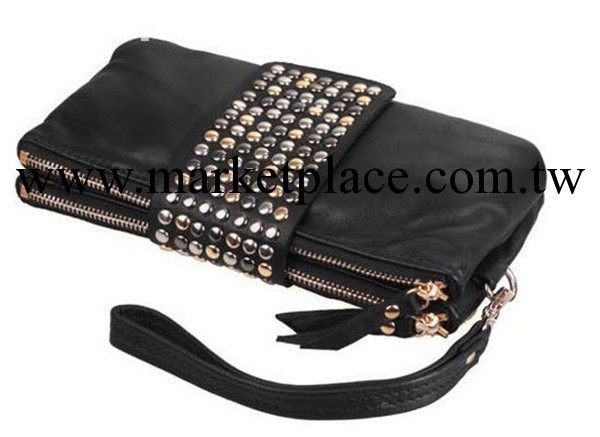 外貿熱賣新款高檔女士柳丁手拿包 仿羊皮零錢包長款錢包一件代發工廠,批發,進口,代購