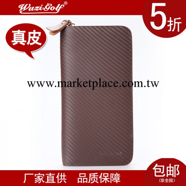 wuzigolf男手包品牌牛皮手拿包商務休閒大容量多功能男士手抓包包工廠,批發,進口,代購