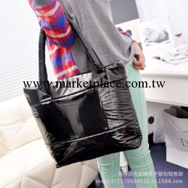 2013冬季爆款韓版羽絨 太空棉手提女包單肩包棉服包棉襖包包工廠,批發,進口,代購