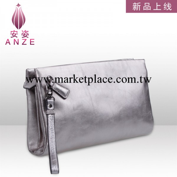 新款女式歐美手拿包宴會包時尚真皮女手抓包簡約大方時尚潮包工廠,批發,進口,代購