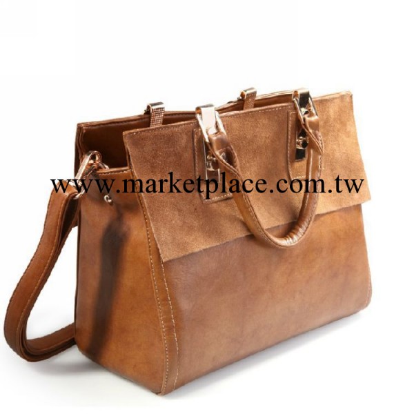 【真皮女包】2013秋季新款歐美復古牛皮包蓋女包 單肩斜挎手提包工廠,批發,進口,代購