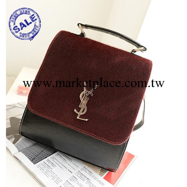 2013秋冬新款 獨傢定制歐美大牌復古馬毛單肩手提雙肩三用女包潮工廠,批發,進口,代購