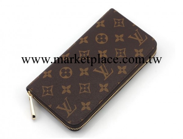 氣質單拉錢包、棋盤格拉鏈包、中長款男女咖啡格特價手拿包工廠,批發,進口,代購