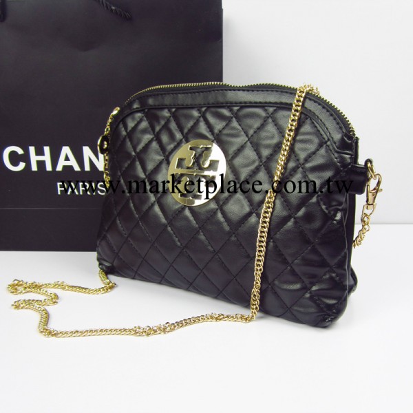 2013新款大牌風歐美風雙拉鏈菱格紋鏈條女士手拿包CF116工廠,批發,進口,代購