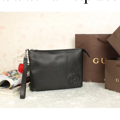 雙G2013秋冬最新款男士休閒手拿包322054真皮原版包包廣州包批發工廠,批發,進口,代購