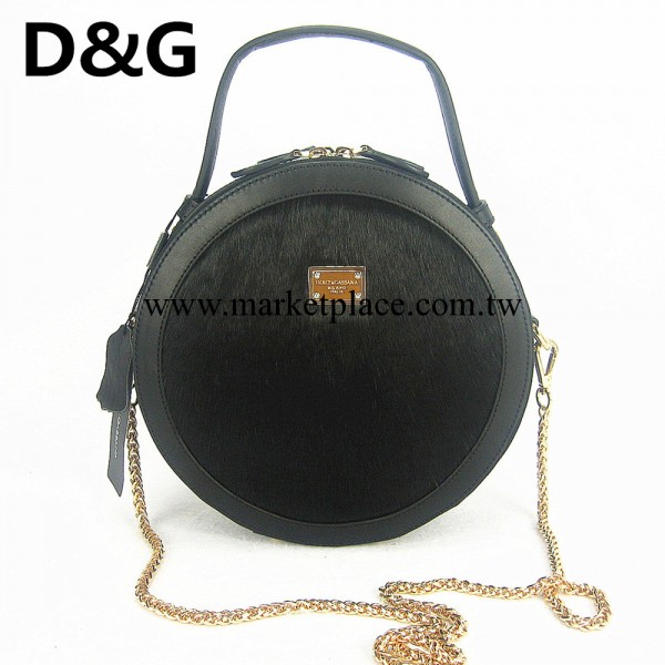DG女包批發 高檔奢華馬毛圓形鏈條手提單肩包包 圓筒馬毛包真皮包工廠,批發,進口,代購