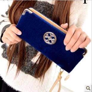 戀妮新款鐵邊馬毛女士錢包長款錢包女士手拿包毛毛包廠傢直銷工廠,批發,進口,代購