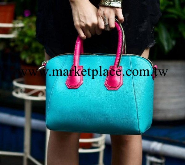 廠傢批發樂道自產精品女包 街頭 撞色拼接糖果 手提斜挎笑臉包包工廠,批發,進口,代購