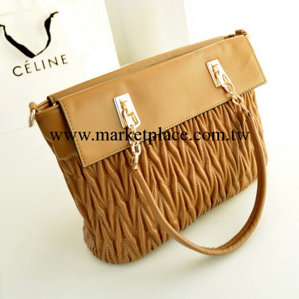 2013秋冬新款歐美時尚潮包繡線大氣高端女包手提單肩斜跨包包批發工廠,批發,進口,代購